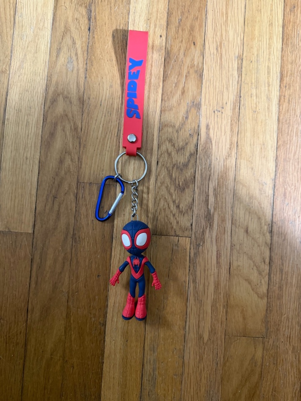 Miles Morales Spidey Keychain Figure